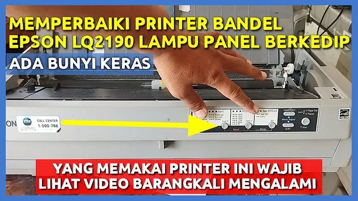 Memperbaiki Printer Epson Lq2190 Lampu Berkedip Bersamaan