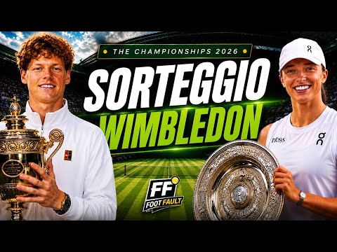 Video Sorteggio Wimbledon 2026: il tabellone di Sinner e degli altri italiani
