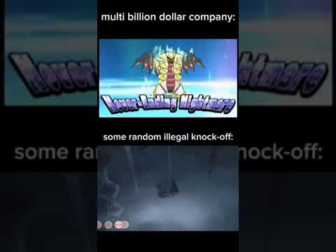 Billion Dollar Company Vs Random Illegal Ripoff Anime Pokemon 