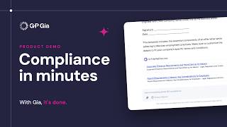 G-P Gia Demo: An AI Agent for Global HR Compliance in 50+ Countries