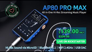 Ap80 Pro Max - All-In-One Hi-Res Streaming Music Player