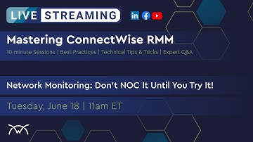 Mastering RMM | Network Monitoring: Don