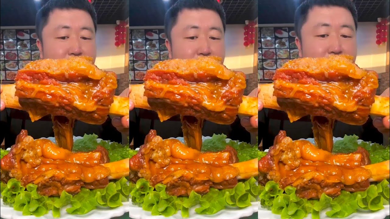 BRAISED RIBS ENJOY EATING WITH ME #asmr #mukbang #food #ribs #beef 