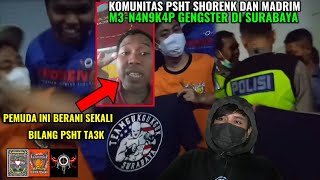 Madrim Club Bojonegoro & Shorenk M3n4n9k4p Gengster Di Surabaya,&Pemuda Ini Lagi Dic4r! Dulur22 Psht