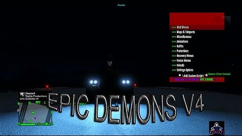 [GTAV/1.27] EPIC DEMONS MODLOADER V4 BETA + Instalation