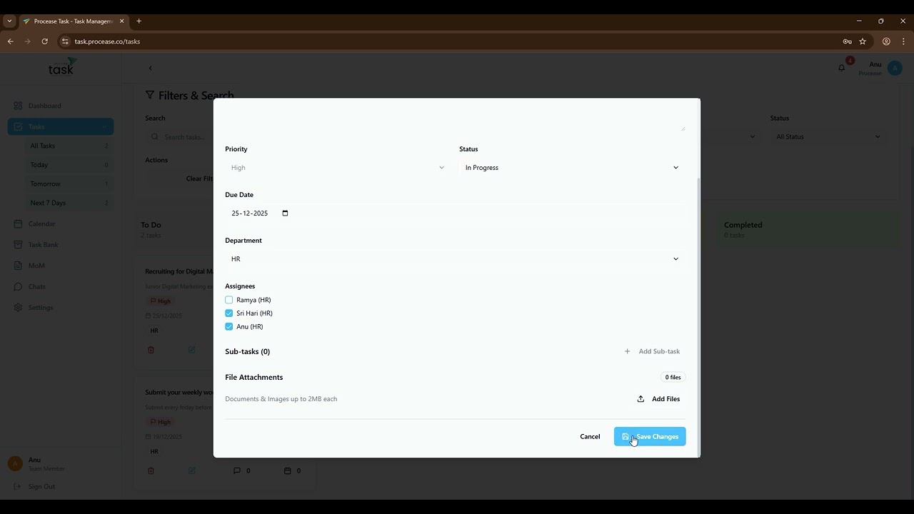 How to Assign Tasks in Procease | Step-by-Step Guide | Simple Task Project Management Software Tool