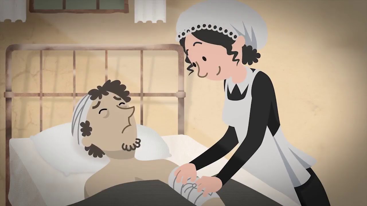 Florence nightingale cartoon