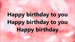 Happy birthday - Stevie Wonder (lyrics)