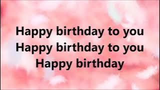 Happy birthday - Stevie Wonder (lyrics)