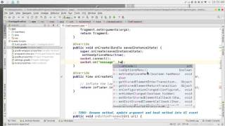 231 Android Studio Chat network JSON NodeJS JavaScript