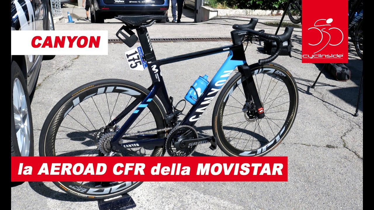 La Canyon Aeroad della Movistar, la “aero” che va bene dappertutto