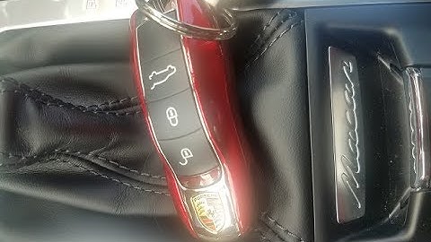 How to install a Porsche Key Cover