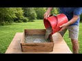 Pour Cement on Wood and See What Happens – Most People Never Imagine This! 😱 | Creation Time