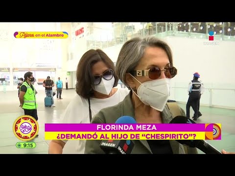 Florinda Meza explota al ser cuestionada sobre supuesta demanda a hijo de Chespirito | Sale el Sol