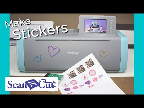 Make Custom Stickers with the ScanNCut DX