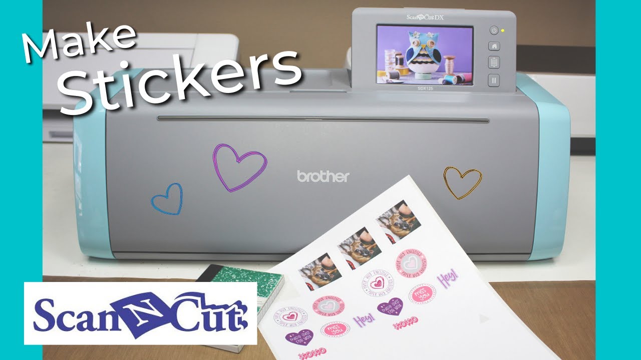 Make Stickers with the ScanNCut DX - Conquer Your Cricut, Cameo