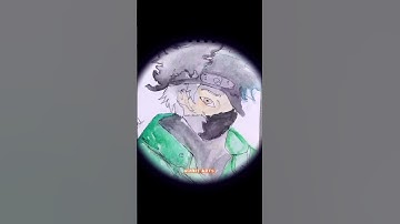 "Kakashi Hatake Drawing | Naruto Fans ke liye Ek Tohfa 🎨🔥"