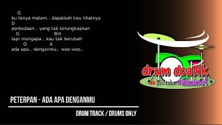 Video thumbnail of "Peterpan - Ada Apa Denganmu (drums only) [chord gitar & lirik]"