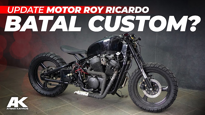 LANJUT CUSTOM ? Atenx Katros Test Ride Motor Roy Ricardo , Suara nya OK BANGET !!!