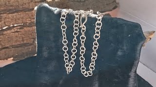 Making silver chains || Handmade