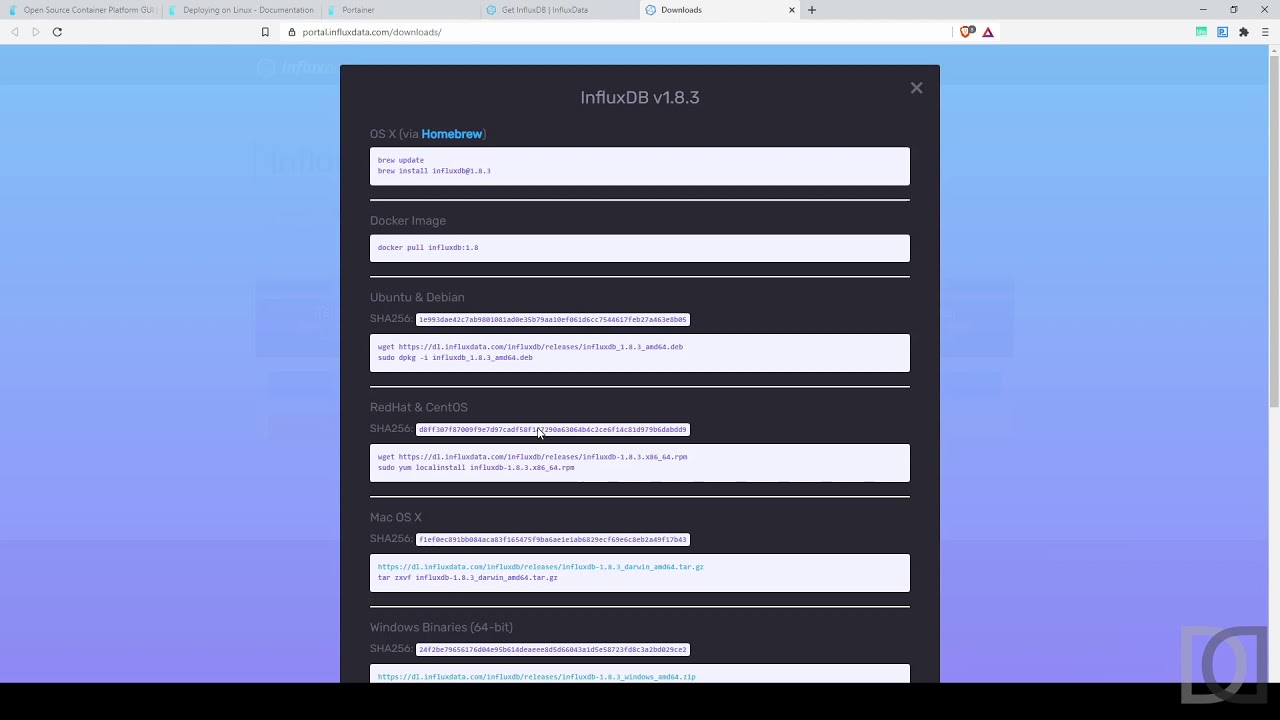 Home Automation System - OpenHAB 3 - 04. InfluxDB-Docker Get Started ...