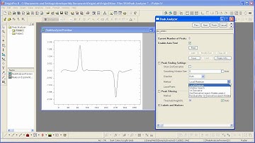 Curve Fitting: Origin 8: Fitting Multiple Peaks with Peak Analyzer