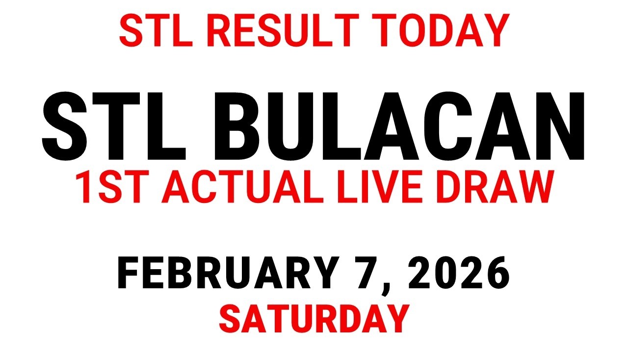 STL Bulacan Result Today February 7 2026- 11am STL 1st draw Live