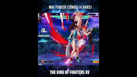 KOF XV - Mai Shiranui Punish Combo with good Corner Carry (4 bars)