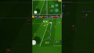 Tutorial passing skill: Pinpoint Crossing ✅✅😅 by David Beckham #efootball #efootball2025
