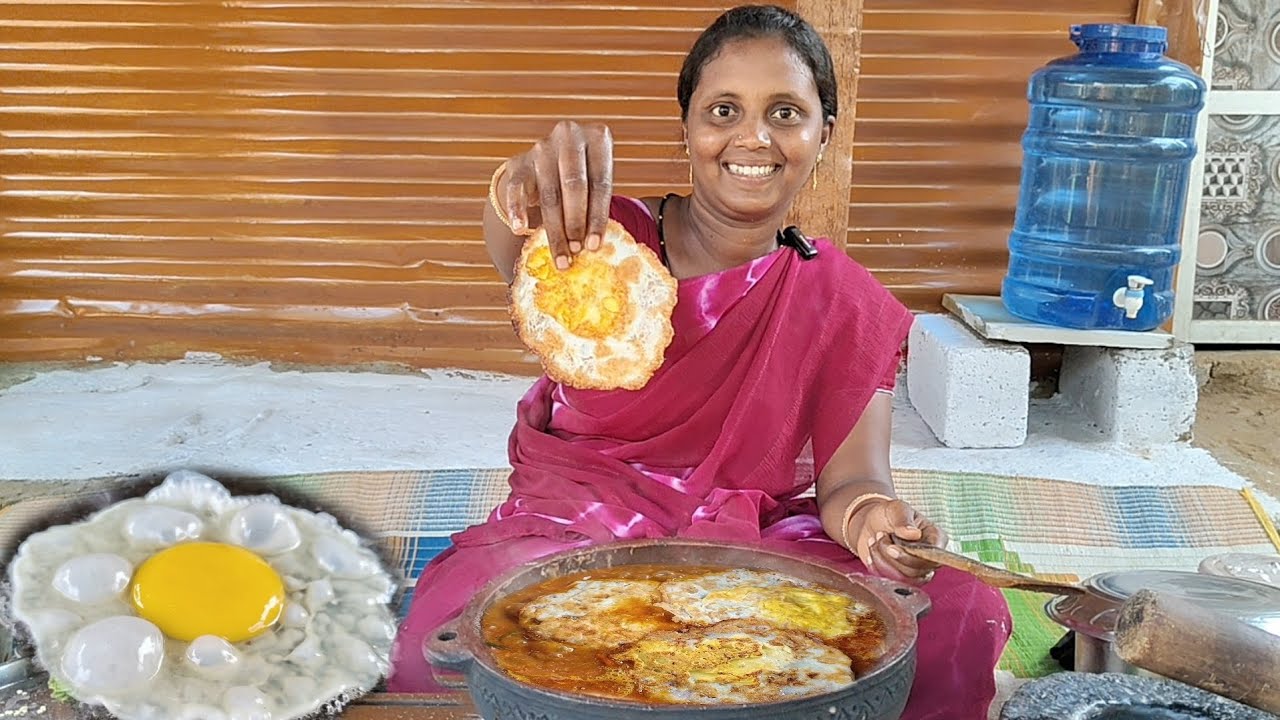 సింపుల్గా కోడిగుడ్డు ఆమ్లెట్ తో కూర చేశాను | Egg Omelette Curry | simple recipe