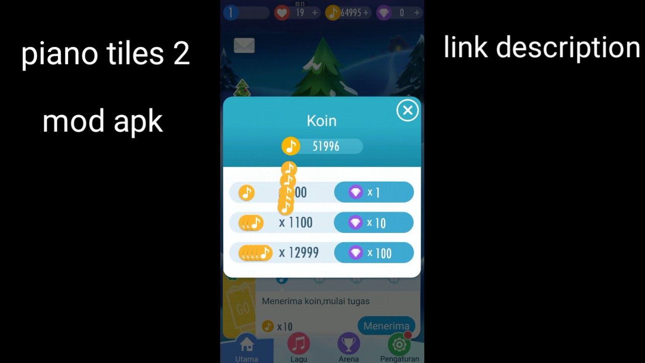 Piano tiles 2 mod apk - YouTube