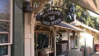 Disneyland Railroad Train Station Telegraph Office Tour