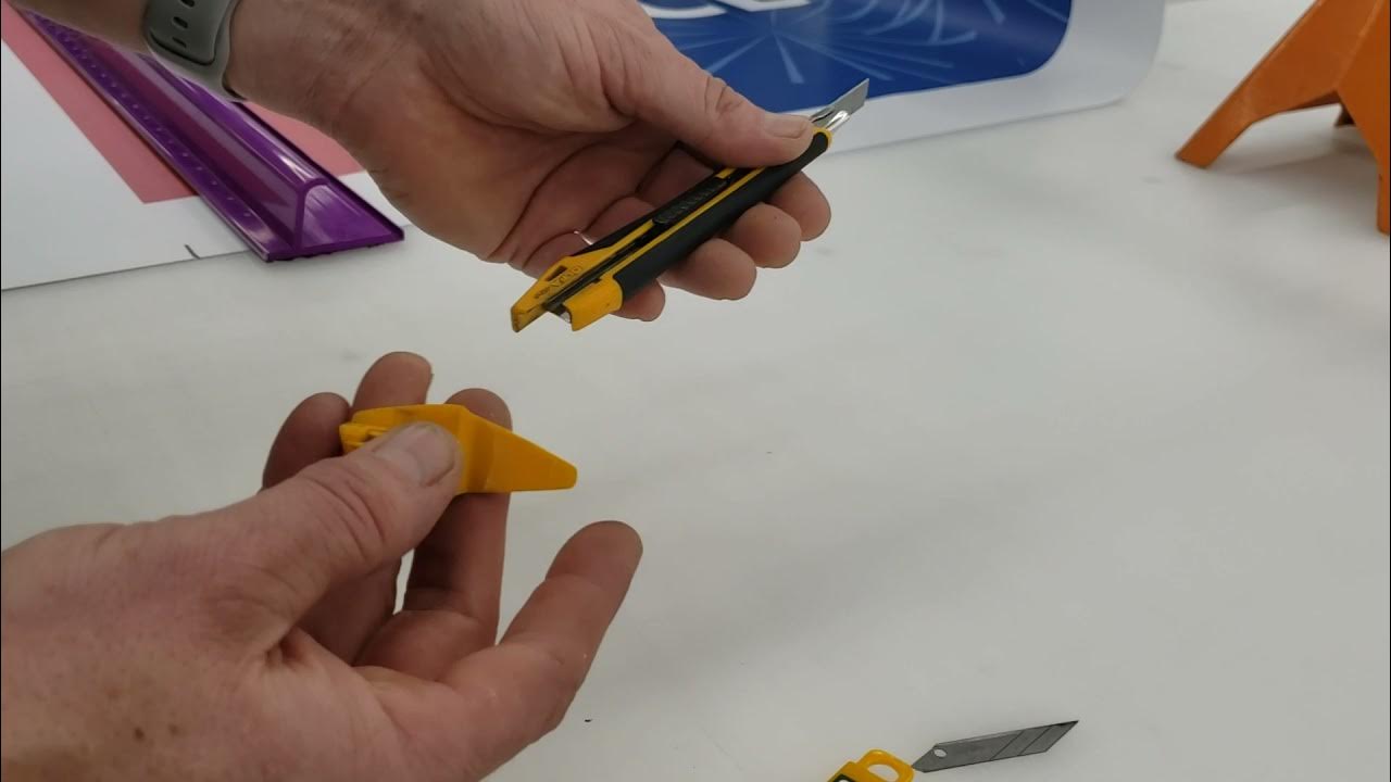 How to Replace Olfa Knife Blade YouTube