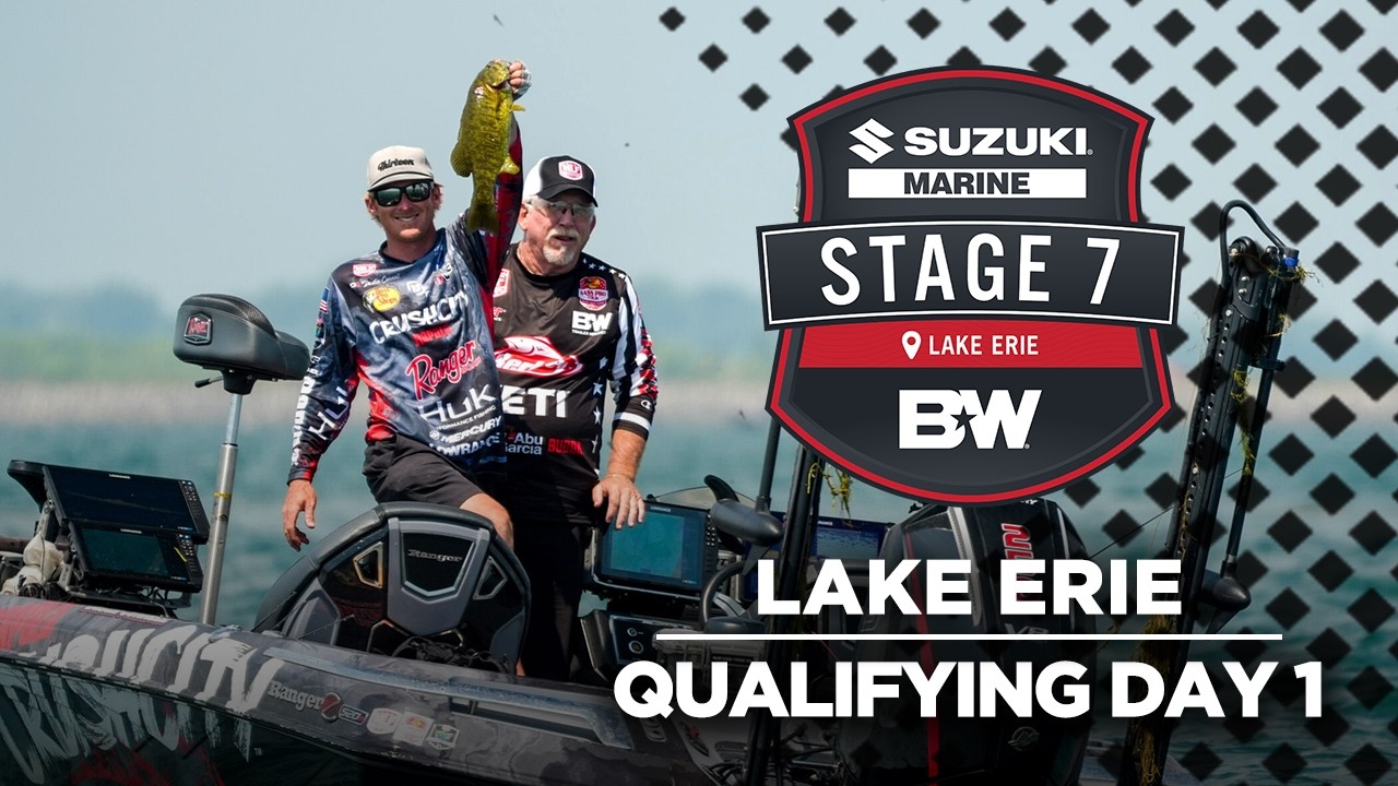 Bass Pro Tour | Stage 7 | Lake Erie | Qualifying Day 1 Highlights