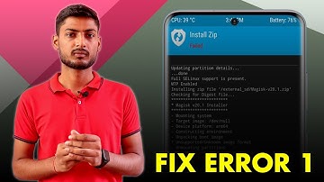 How to Solve Error 1 in TWRP | Error 1 While Installing Magisk & Custom ROM