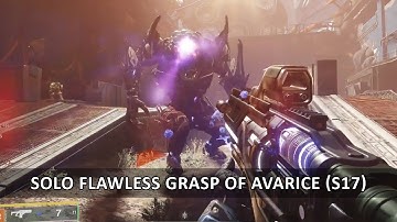 Destiny 2 Solo Flawless Grasp Of Avarice Dungeon with Titan - Season Of The Haunted (S17)