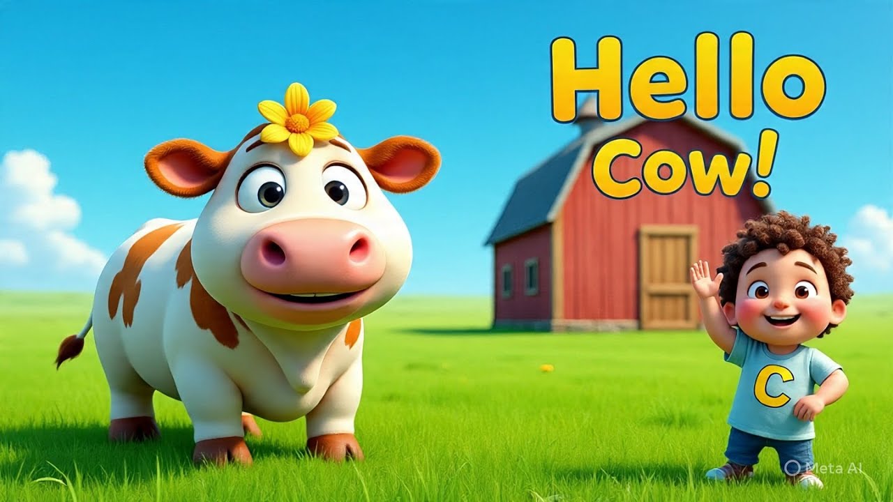 Hello Friend Cow Hello cow!!! - YouTube