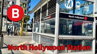 North Hollywood Station Tour - Los Angeles Metro B (Red) Line