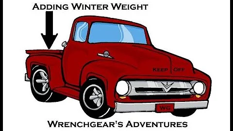 Más peso en tu camión para el invierno, 550 lbs.