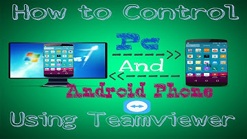How To Control Pc And Android Phone Using Teamviewer