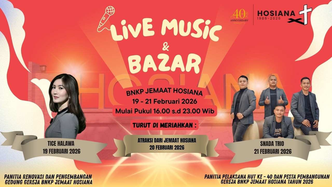 LIVE EVENT BAZAR | Sabtu, 21 Februari 2026