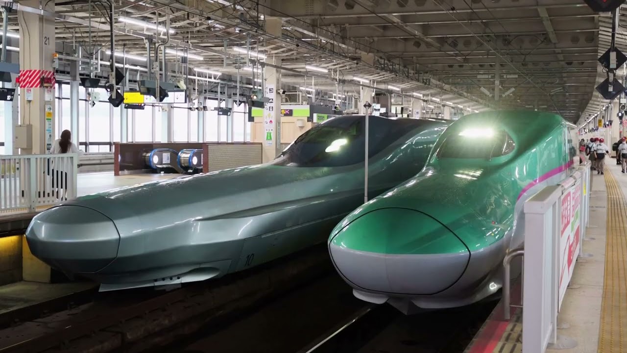 ALFA-X 耐久試験 仙台駅 発着 - YouTube