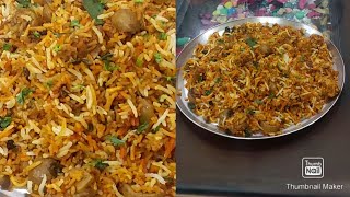 जितना आसान उससे ज्यादा Tasty |mushroom biryani |biryanirecipe |biryani ||Nandas Kitchen