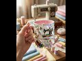 Love Sewing - Personalized Sewing Accent Mug &amp; Coaster