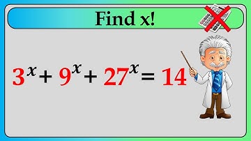 Nice Exponent Math Simplification | Find the Value of X