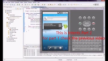Intents in Android Application development Part 2 | Android app development tutorial