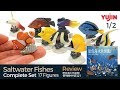 Top 17 Saltwater Aquarium Fishes / 原色海水魚図鑑I  / 유진 원색도감 해수어 Yujin Miniature Figures 1/2