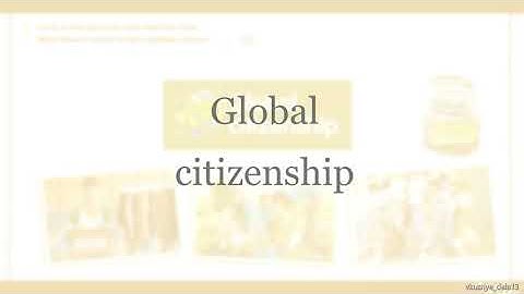 The 8th grade. Global citizenship.