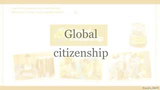 The 8th grade. Global citizenship.