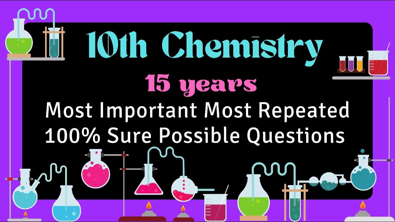 Get READY for the 2025 Chemistry Exam with the MOST Important Questions